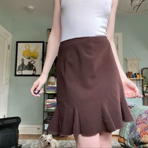 Brown skirt